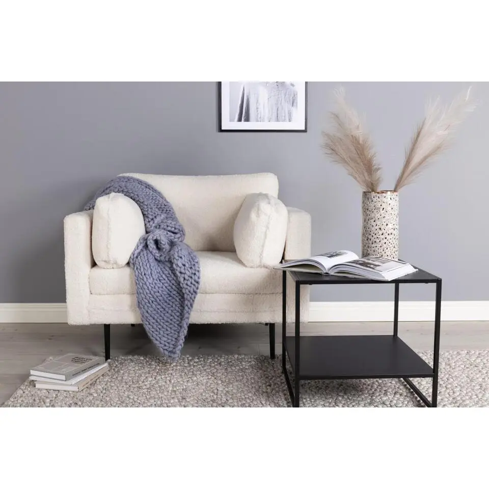 Svea - Kiva fauteuil - teddy - wit