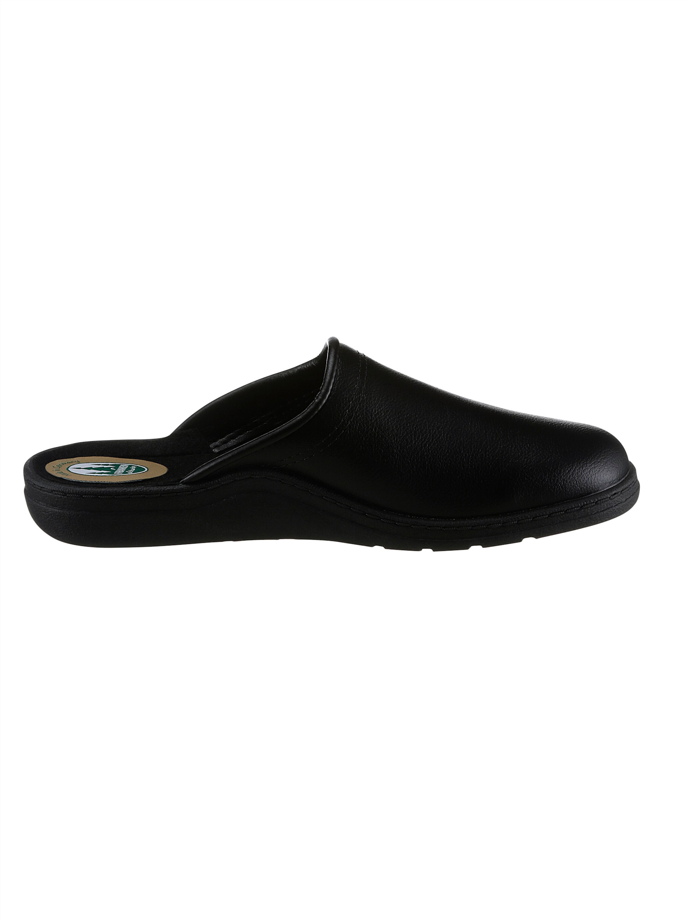 Pantoffel in schwarz