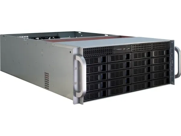 Inter-Tech IPC 4U-4420 - Rack-monterbar - 4U - SSI EEB - ingen strømforsyning (ATX) - USB