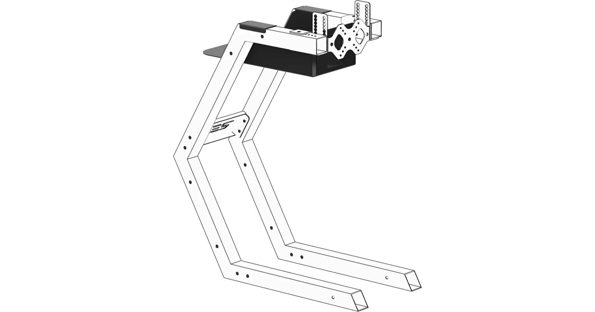 Res-TechX1-GT Pc Support for Independent Monitor Stand bevestiging  (Zwart)