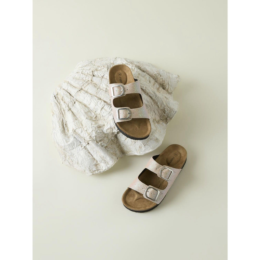 Køb Name It Cloud Dancer Small Glitter Flora Sandal