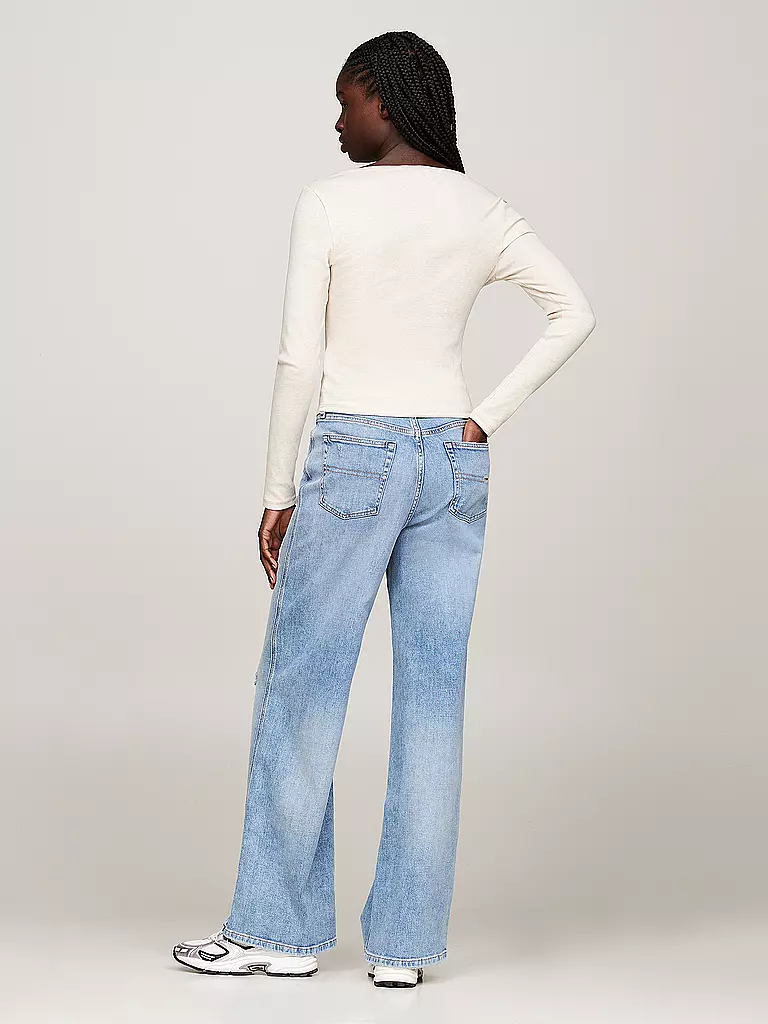 TOMMY JEANS Langarmshirt creme