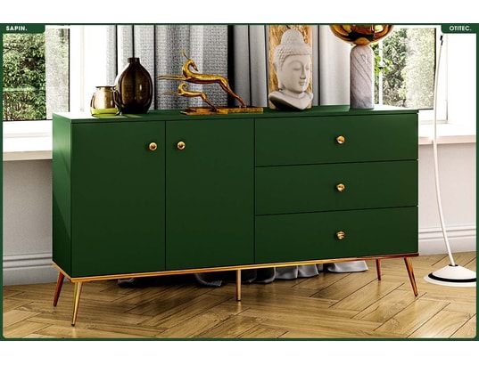 OTITEC - Commode - h.85 x l.160 x p.40 cm - sapin