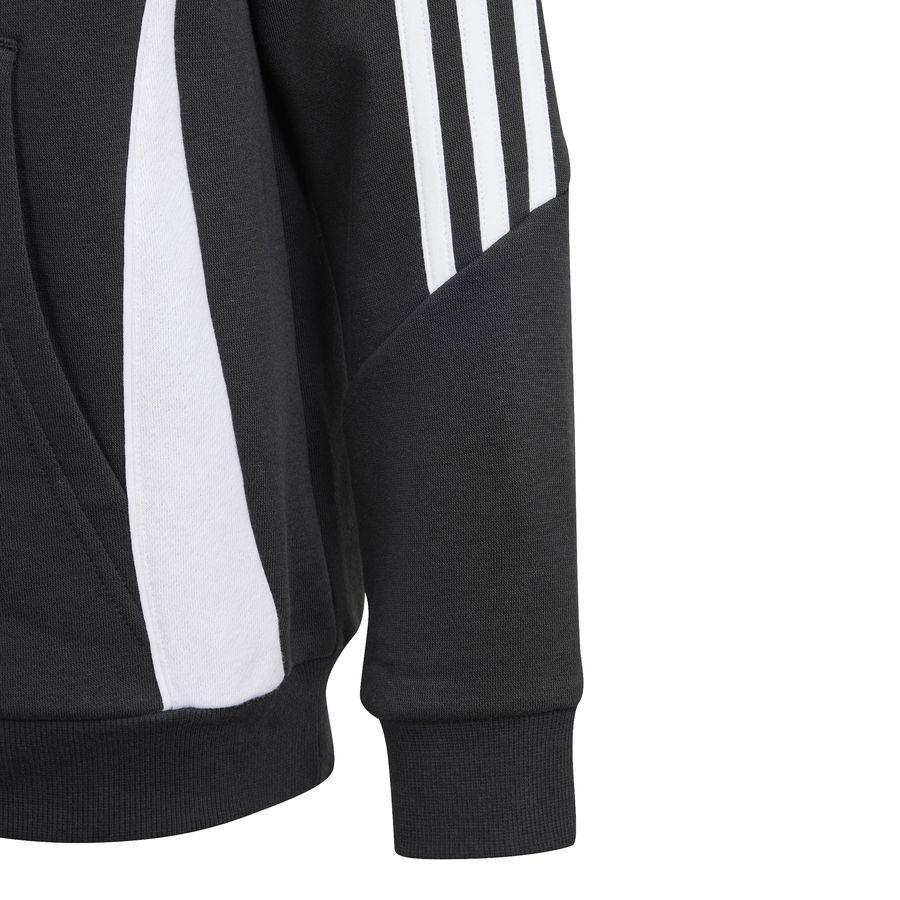 adidas Sweat à Capuche Tiro 24 - Noir/Blanc Enfant