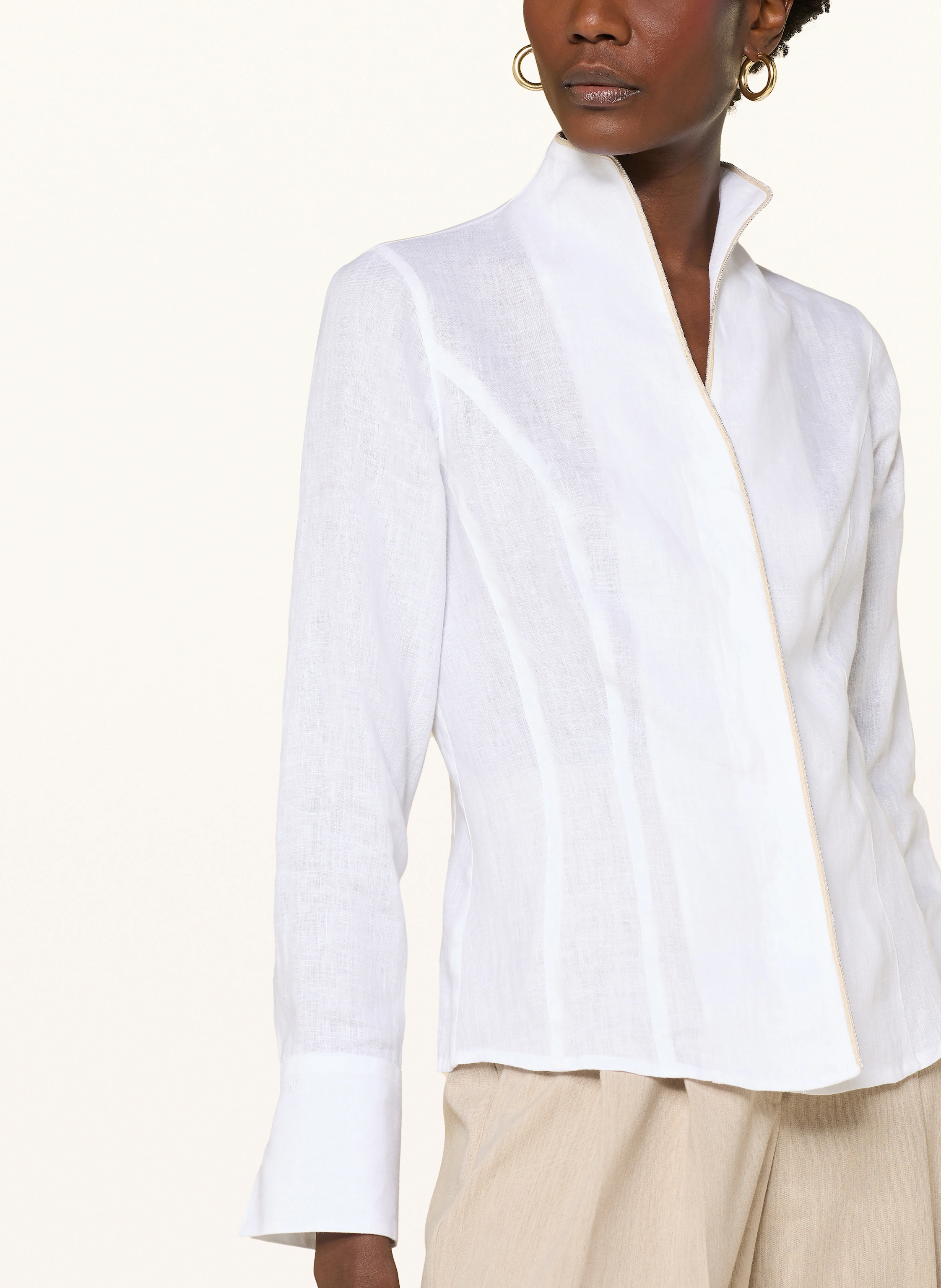 van Laack Bluse VL-ALICE-PB1 aus Leinen