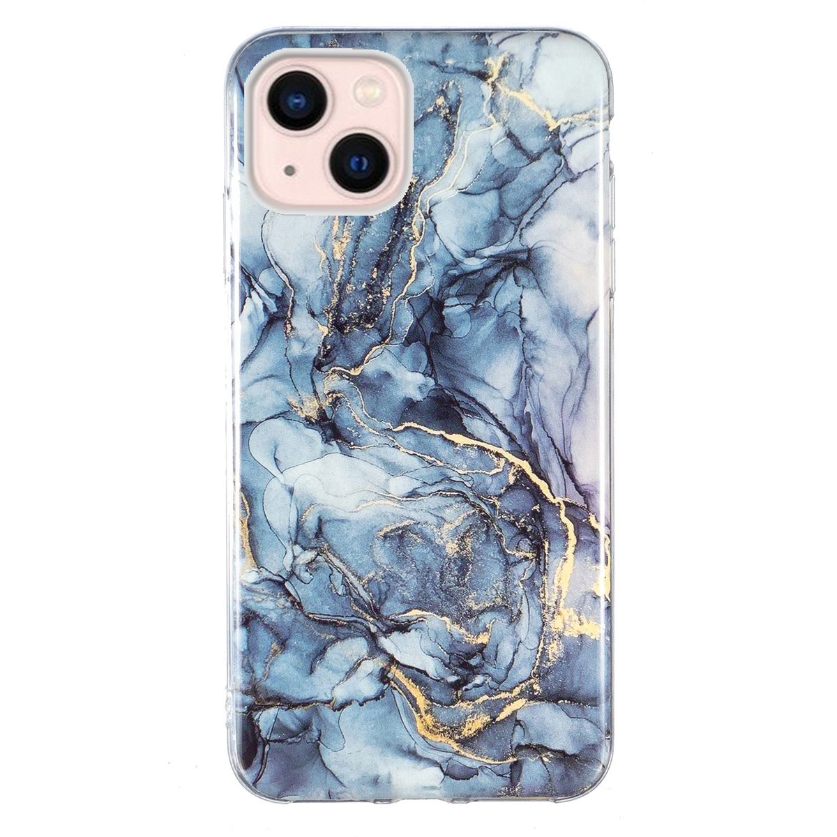 Schutz Handy Hülle für Apple iPhone 15 Plus Case Cover Marmor Bumper Etui Schale