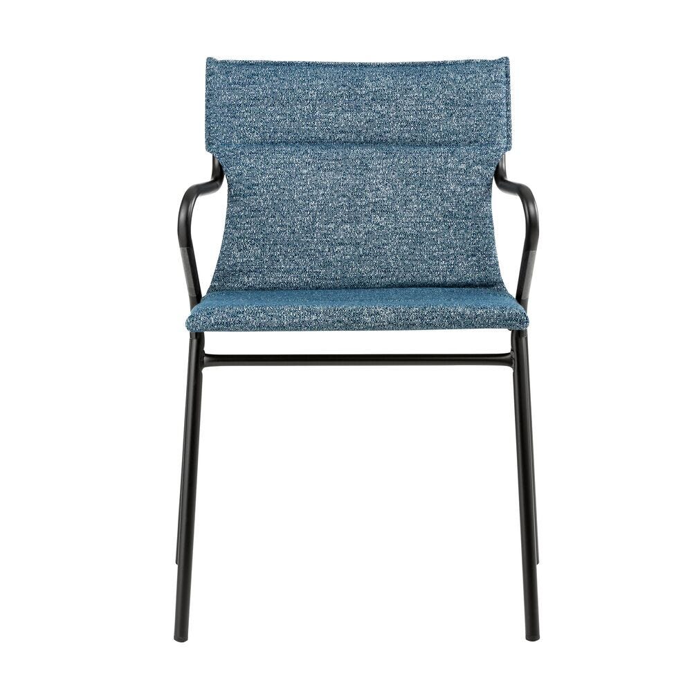 Gepolsterter Esszimmerstuhl Ancône Tundra Cobalt