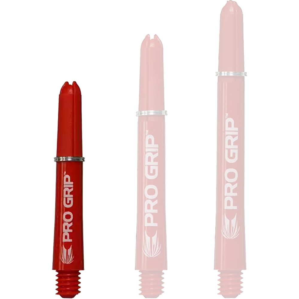 Target - Pro Grip Shaft 3er Set - Rot