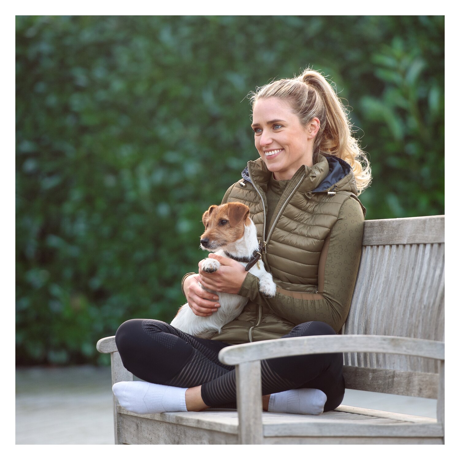 Cheval de Luxe Steppweste - olive