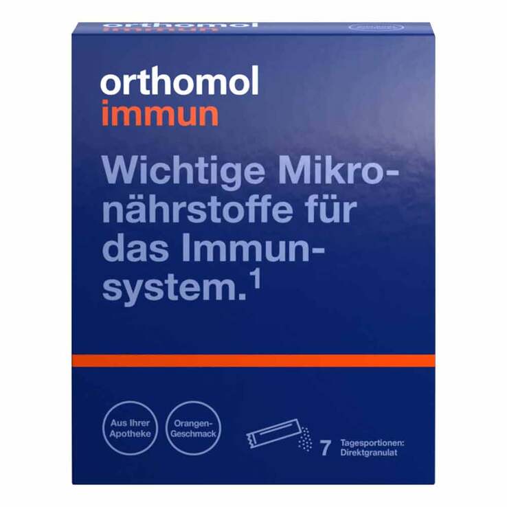 Orthomol Immun Direktgranulat Orange, 7 St