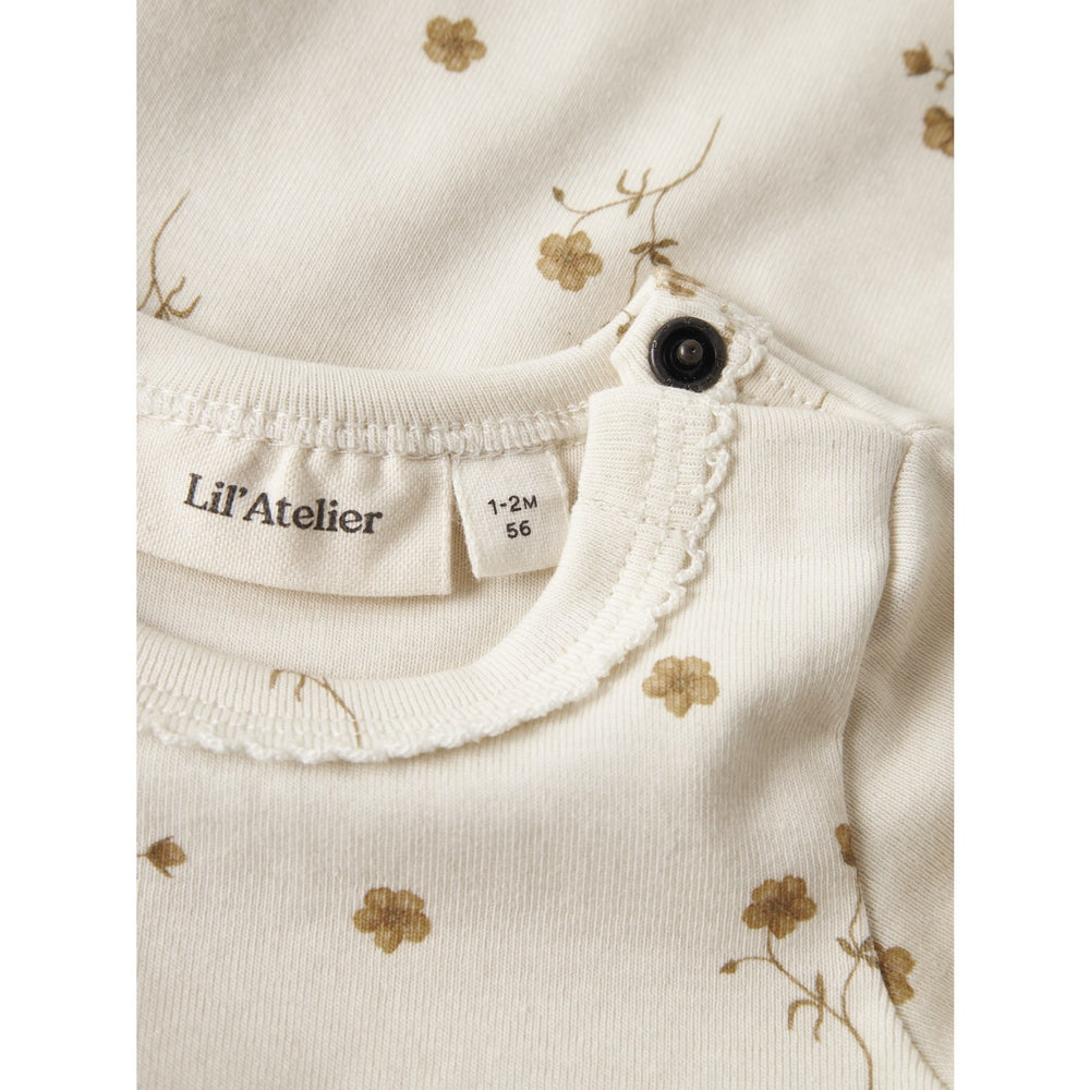 Køb Lil'Atelier Coconut Milk Flower Yellow Nbflayo Sig Ls Slim Body Lil