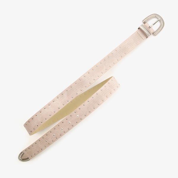 Dames riem beige