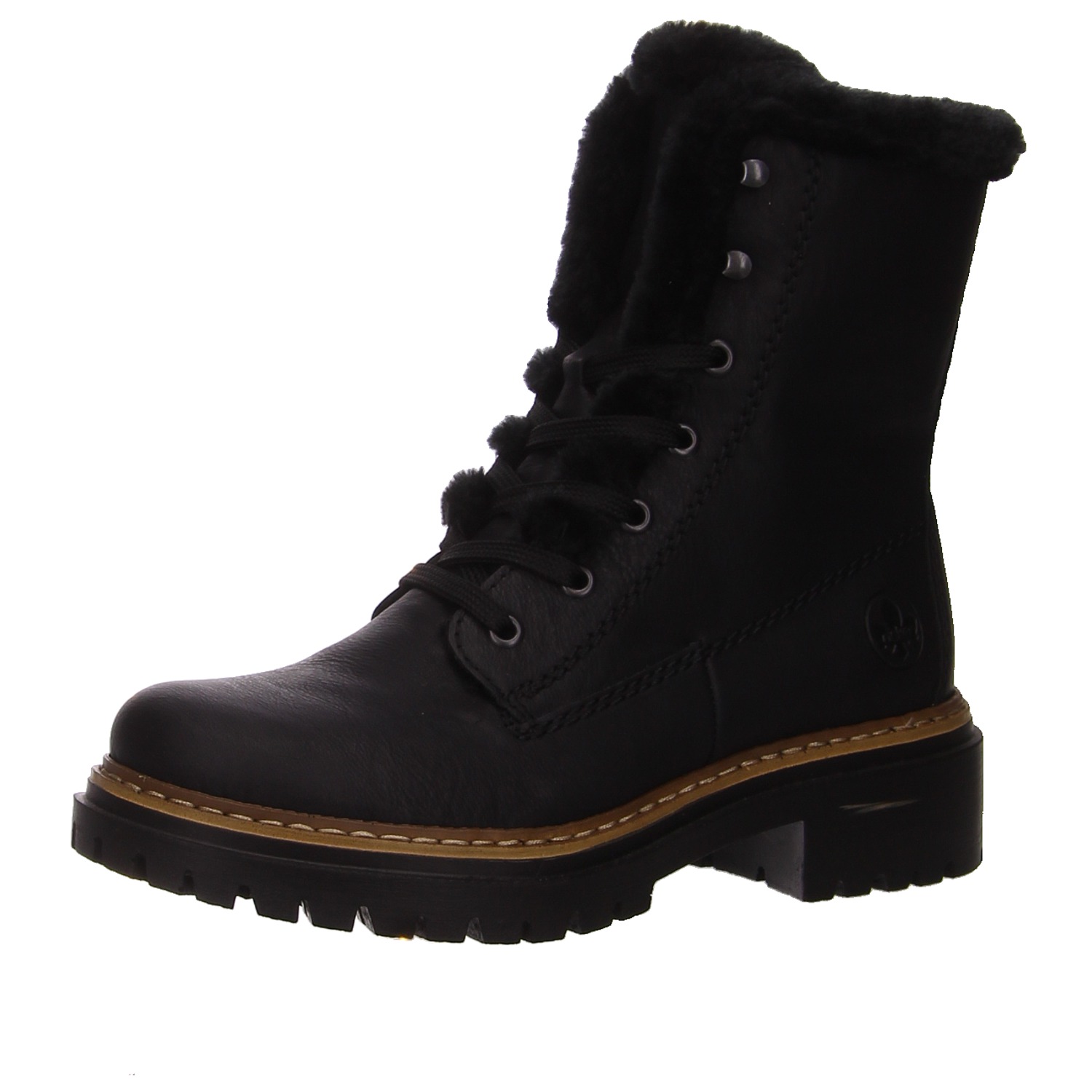 Rieker Schnürboots schwarz schwarz