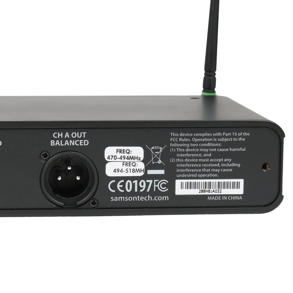 Samson Concert 288 Dual Handheld draadloos (H: 470-518 Mhz)