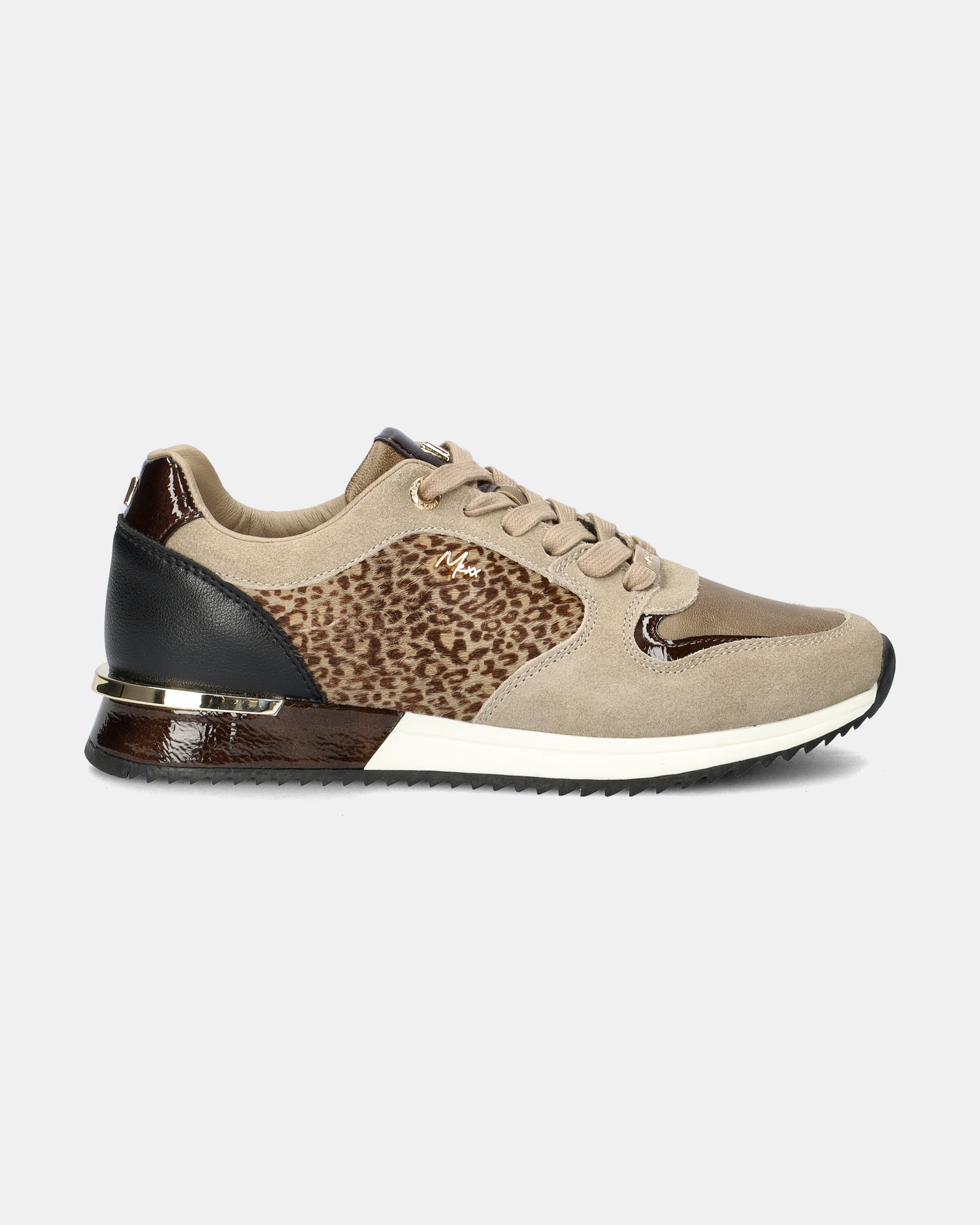Mexx Fleur Ellen Lage sneakers  - bruin