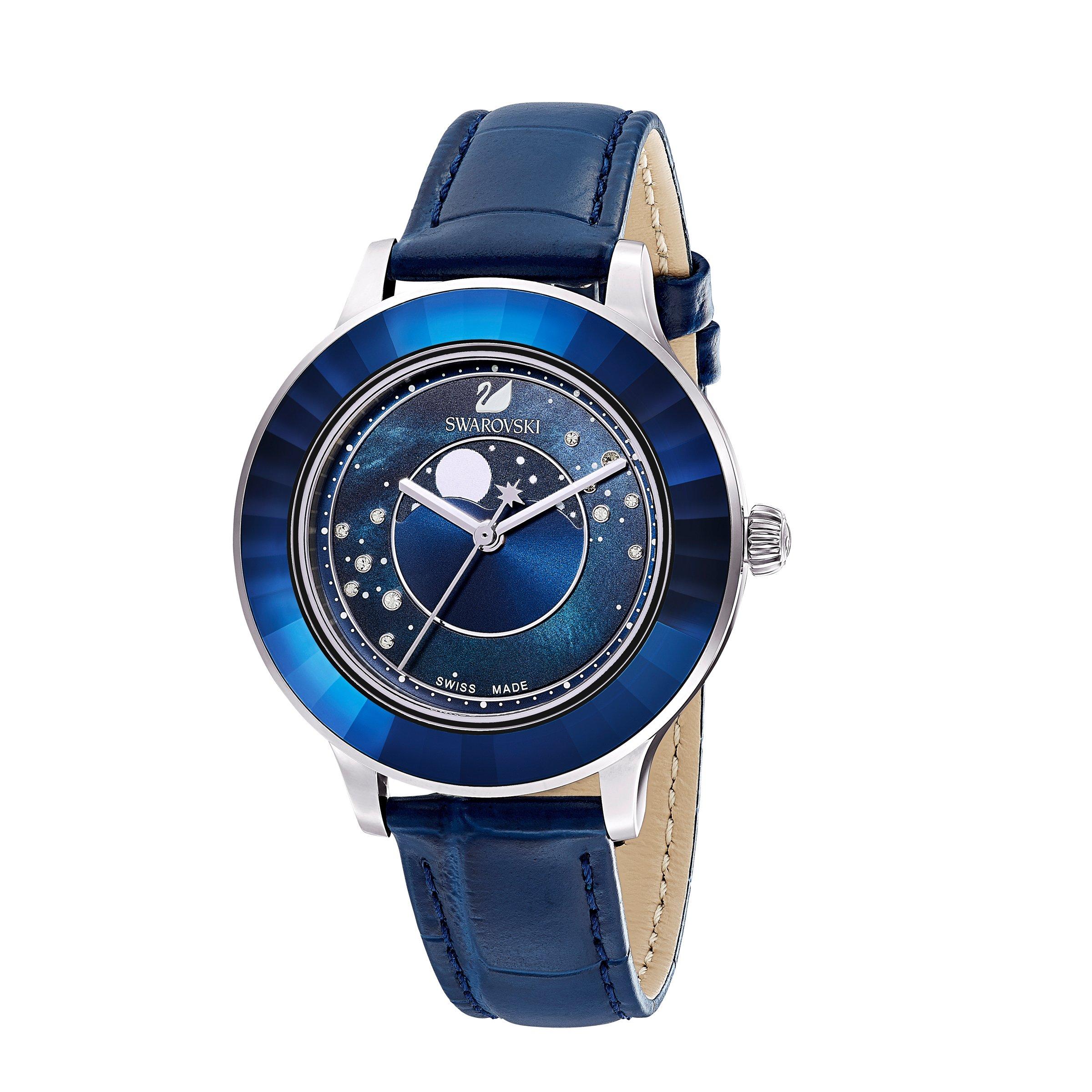 Swarovski Octea Lux Moon Stainless Steel Fashion Analogue Watch