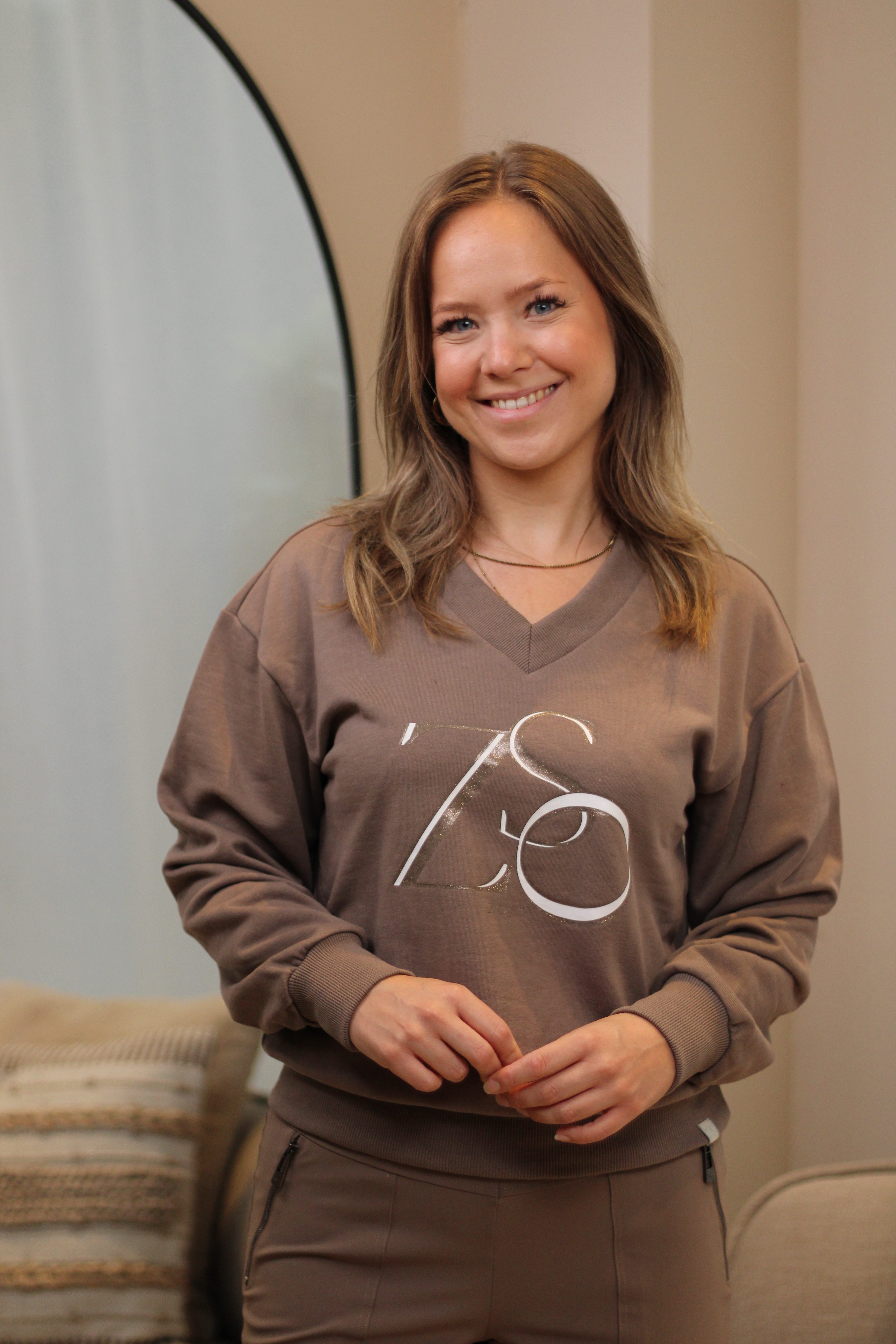 Zoso - Jenny Luxury Sporty Sweater - Mocha