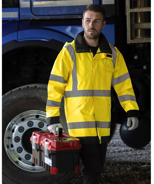 KORNTEX KX740 - Veste de pluie haute visibilité