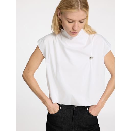 Selected Femme Delia Top, Bright White, 38