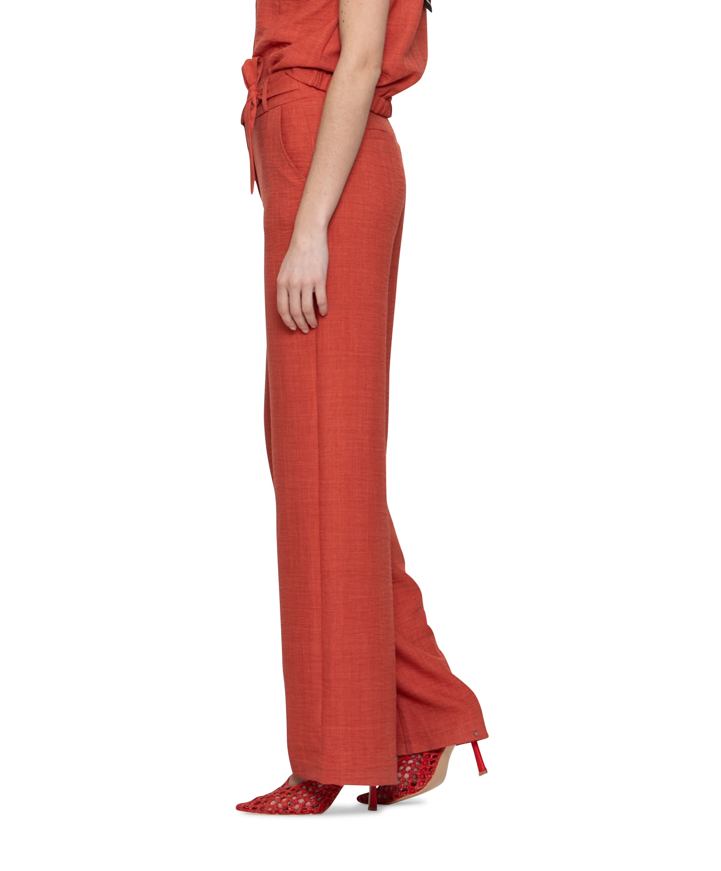 Geisha With strap dames broek brique