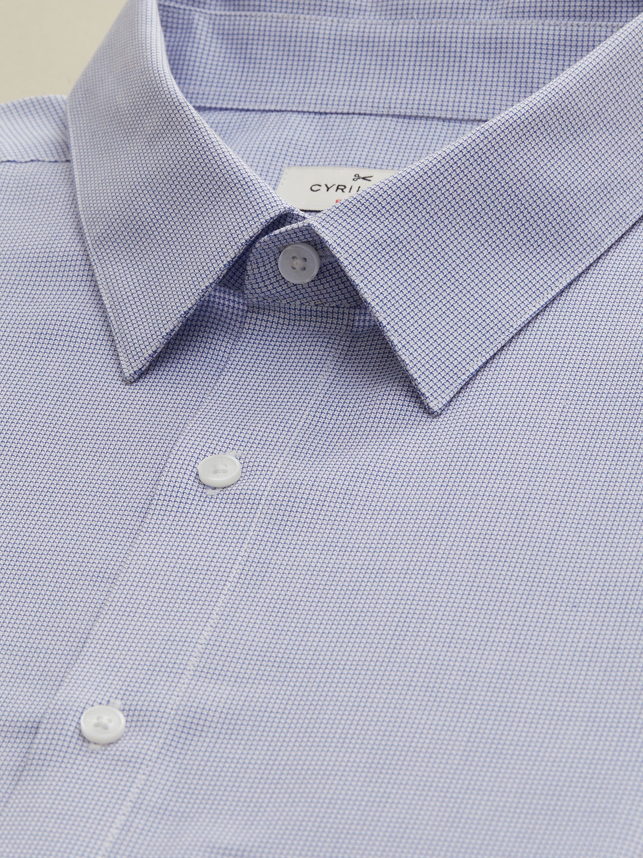 Chemise micro-motifs regular fit homme non iron
