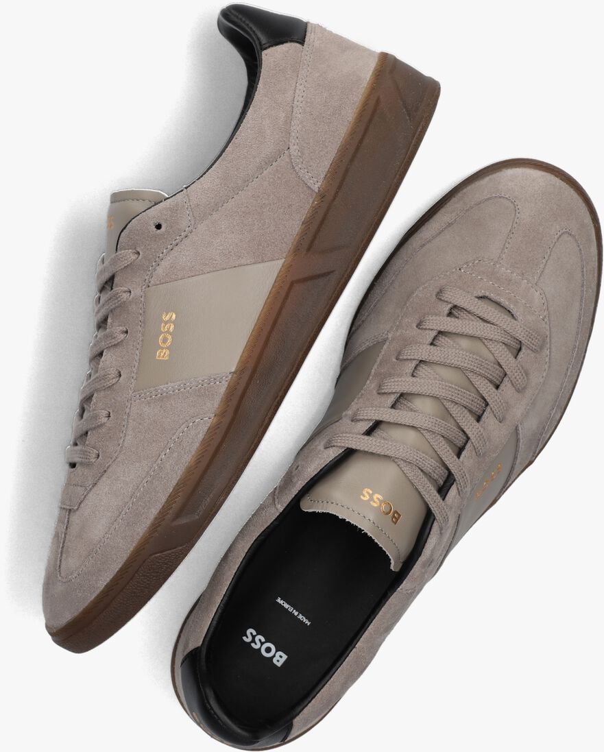 BOSS grijze boss lage sneakers brandon tenn