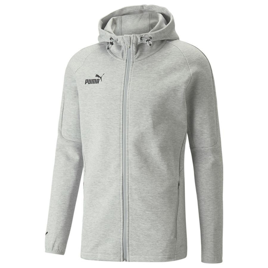 PUMA Veste teamFINAL Casuals avec capuche - Gris/Noir