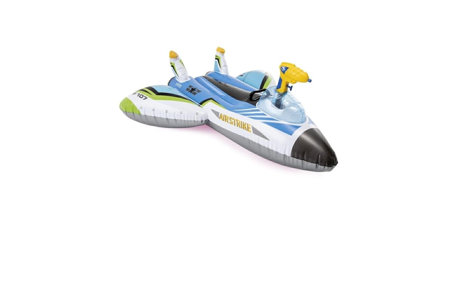 Water Gun Plane Ride-Ons assortiertAufblasbares Spielzeug für Pool & Strand