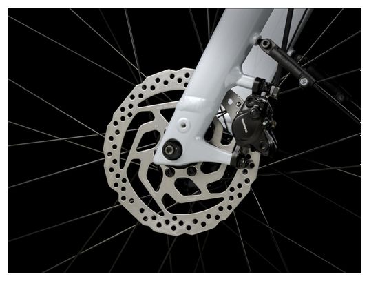 Vélo de Ville Électrique Trek Verve  2 Lowstep 400wh Shimano Cues 9V Gris Gen.3