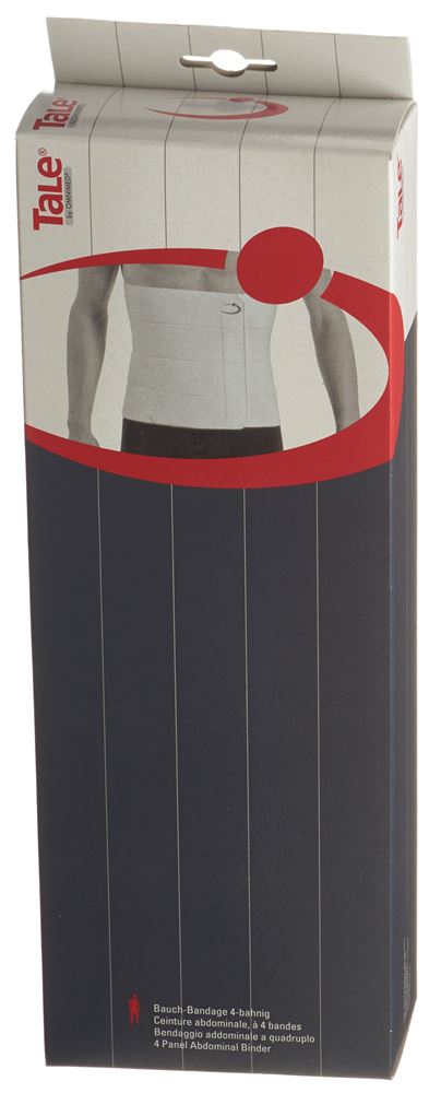 TALE Bauchbandage 30cm 111-150cm 4-bahnig weiss 1 Stk