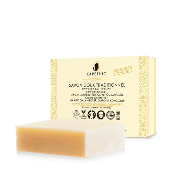 Karethic Savon Surgras au Karité Pur - Sans parfum 100g