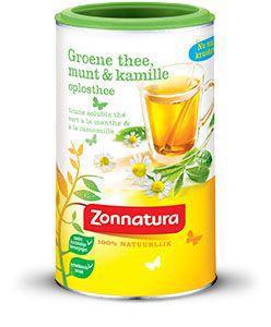 Zonnatura Groene oplosthee pepermunt/kamille 200g