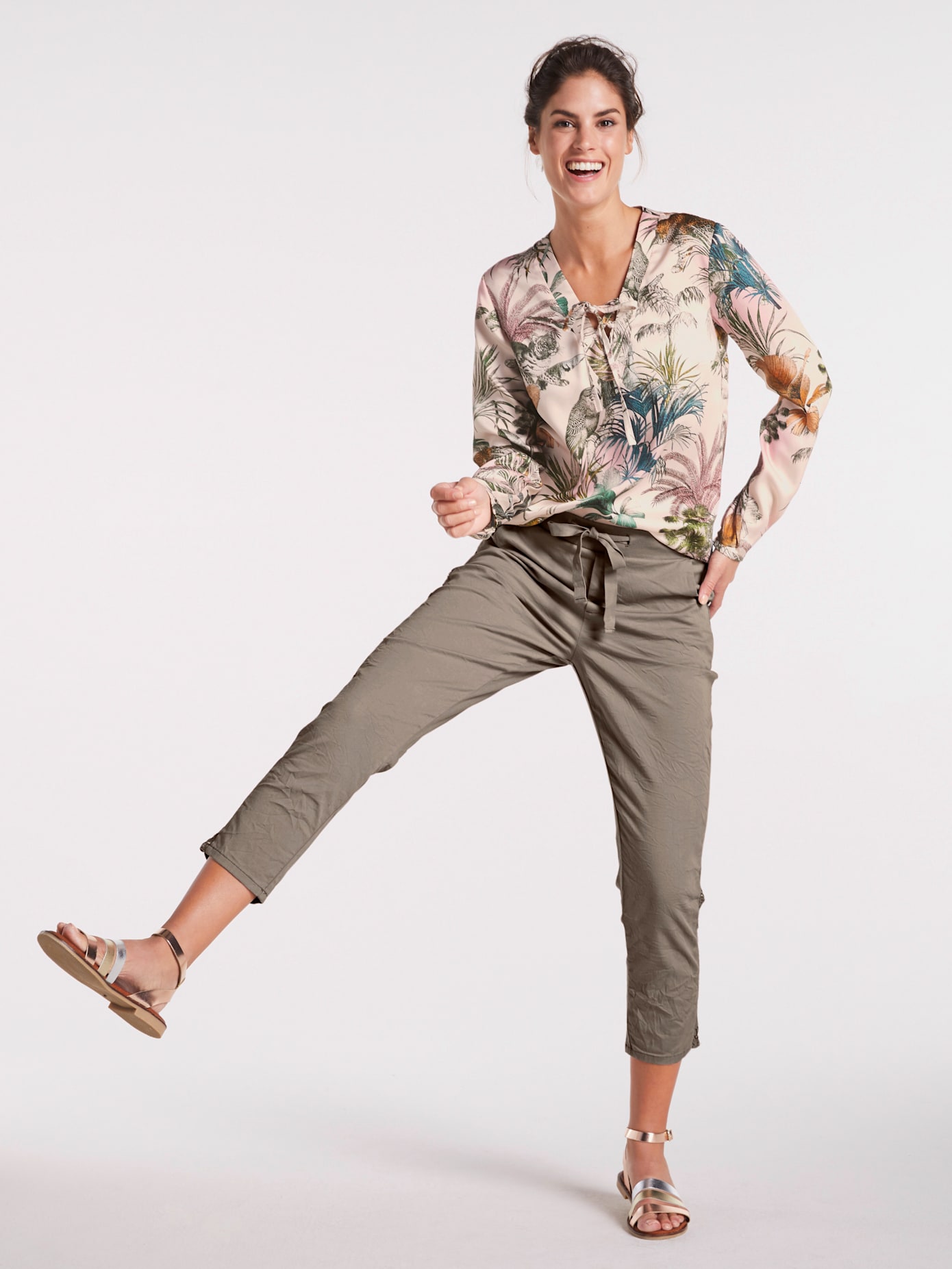 Pantalon coupe carotte