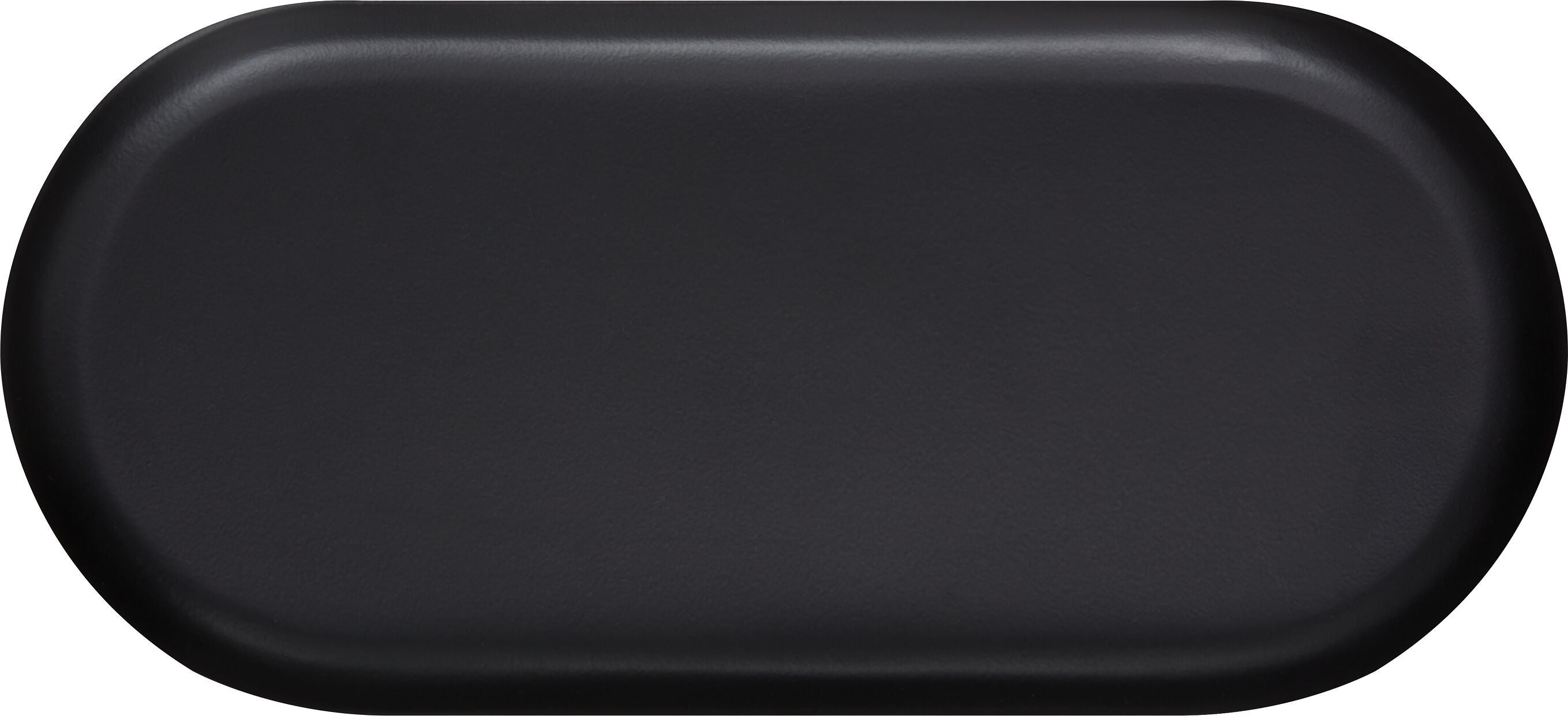 SERAPHINE Serviertablett - Schwarz / B: 25.0 cm x T: 11.0 cm x H: 1.5 cm