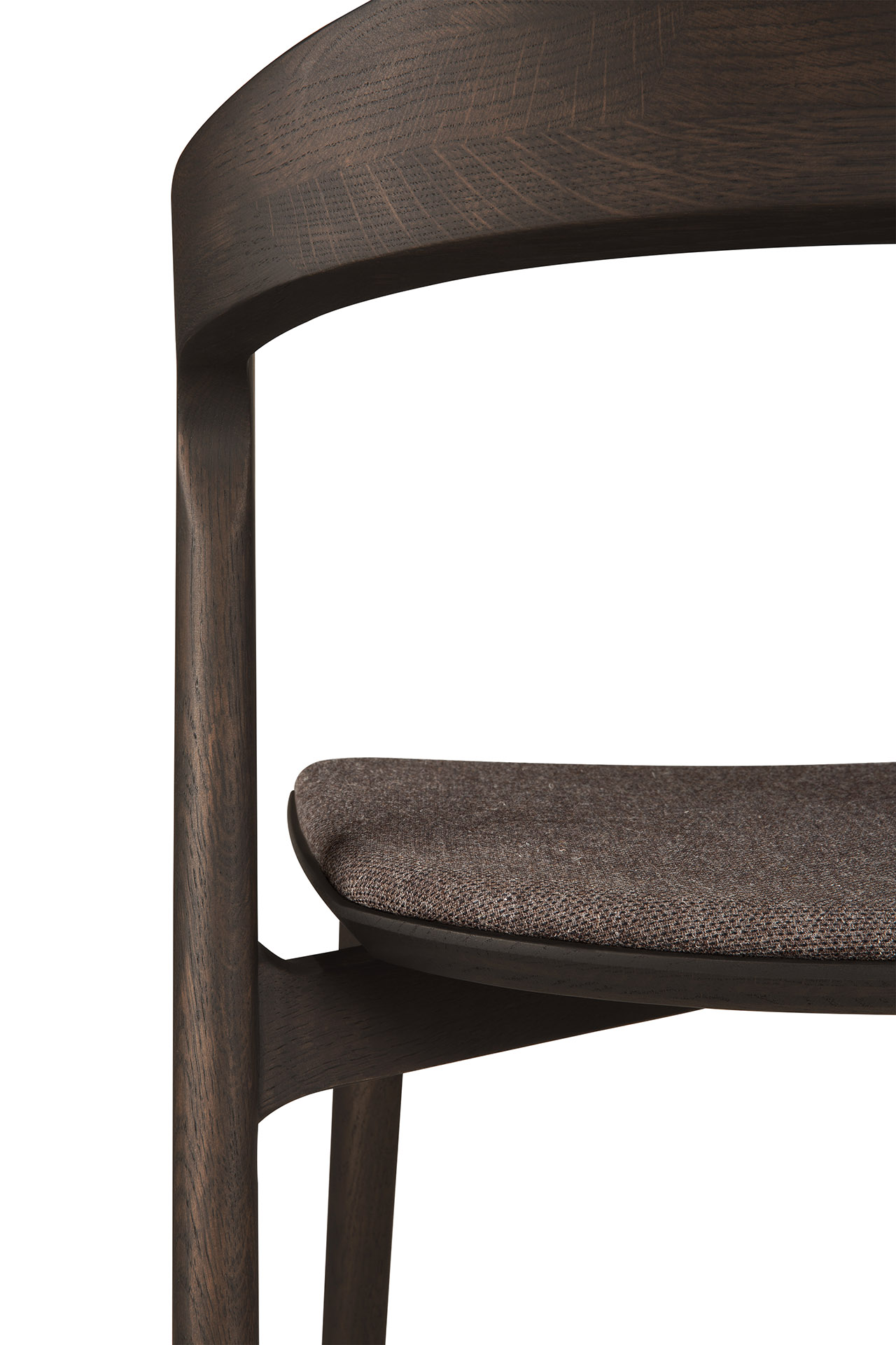 Ethnicraft - Bok stoel - bruin eiken Bok stoel - bruin eiken/ warm brown stof
