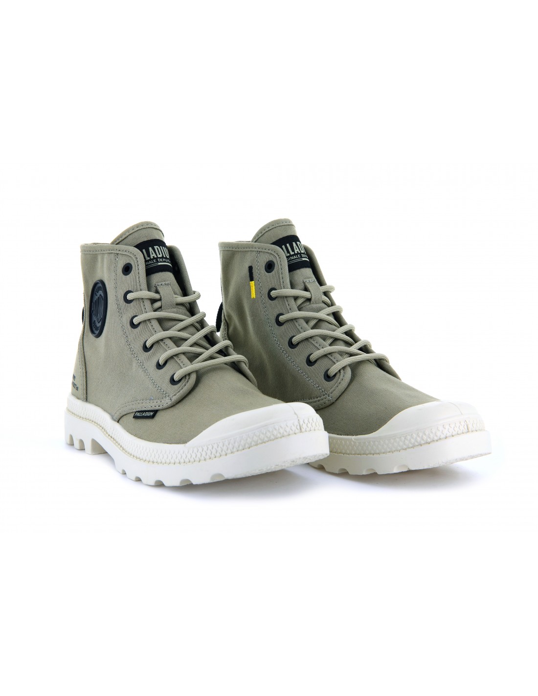 palladium Baskets Montantes Femme Pampa Hi htg Supply Kaki Gris