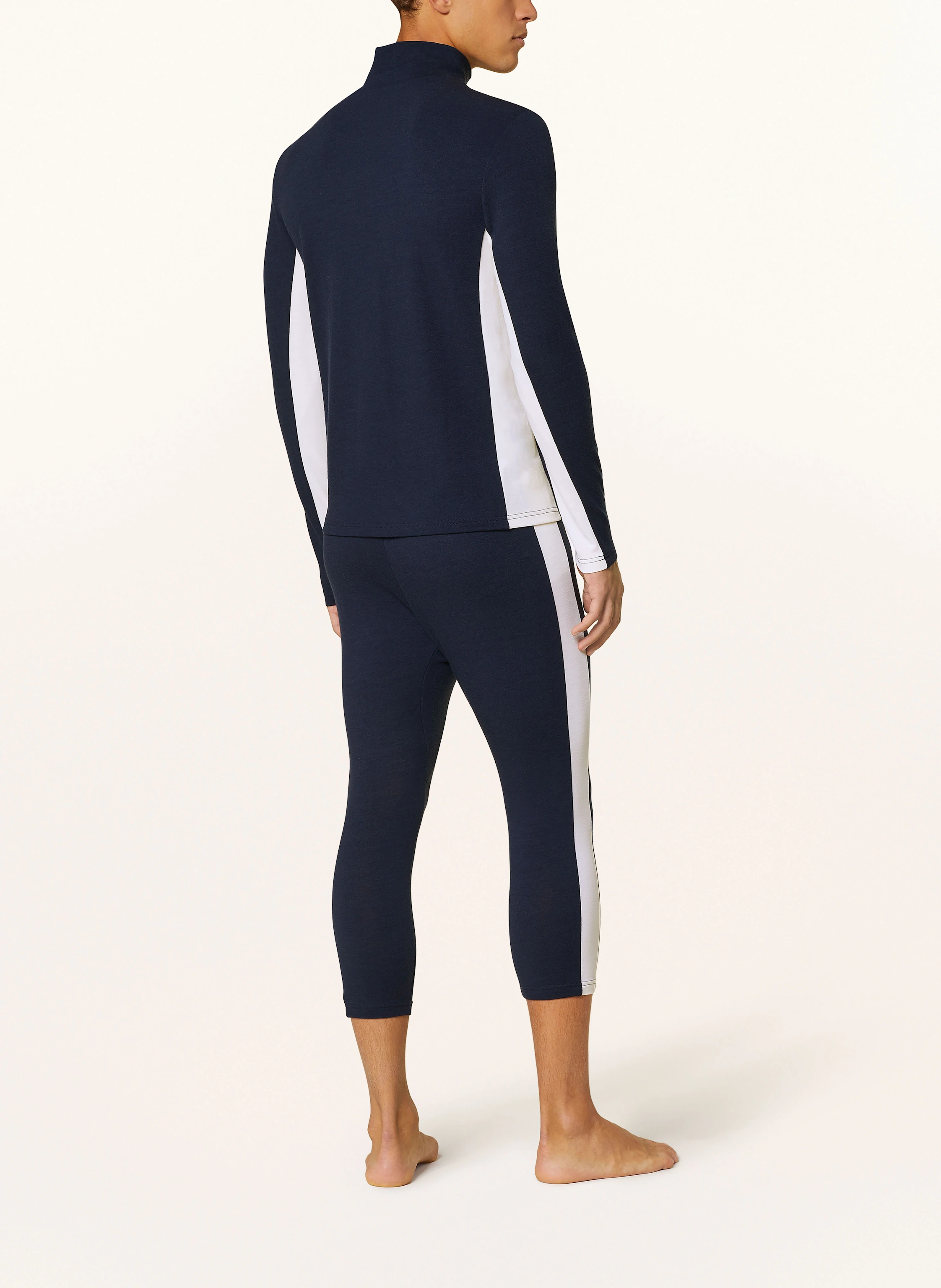 WE NORWEGIANS Piqué-Midlayer VOSS aus Merinowolle
