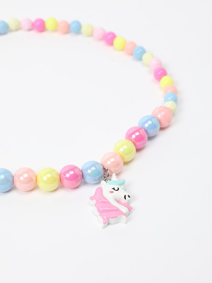 Conjunto de colar e pulseira de unicórnio - Vários modelos