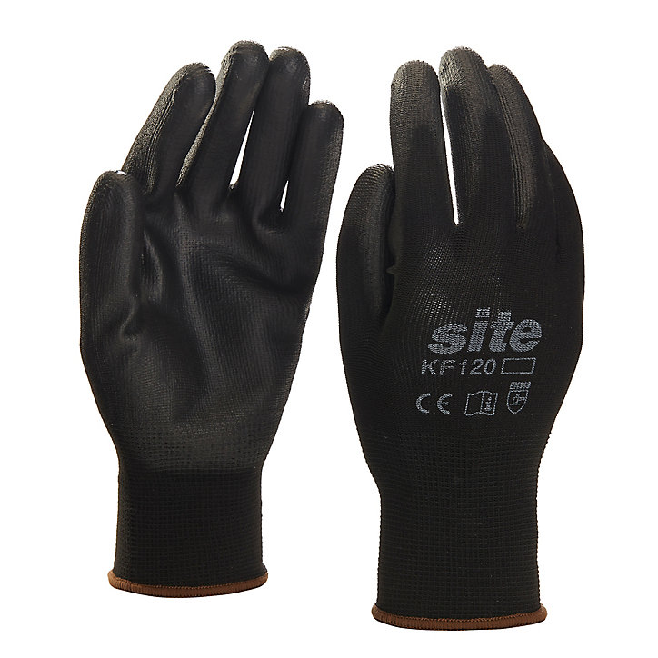 Gants à paume en polyuréthane Site - Taille 8 (M)