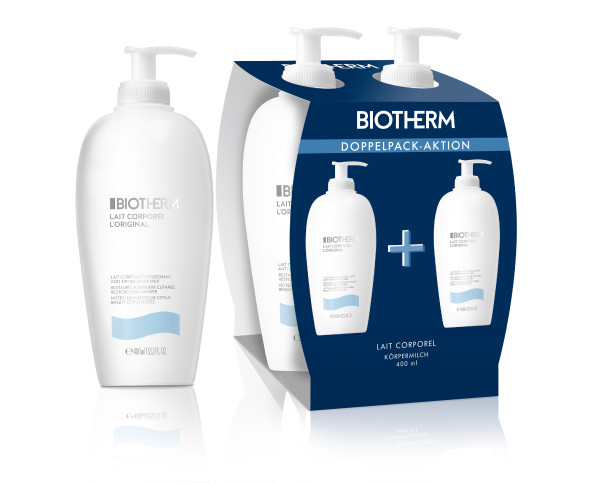 BIOTHERM Lait Corporel L'Original<br>800 ml, Milch, Doppelpack