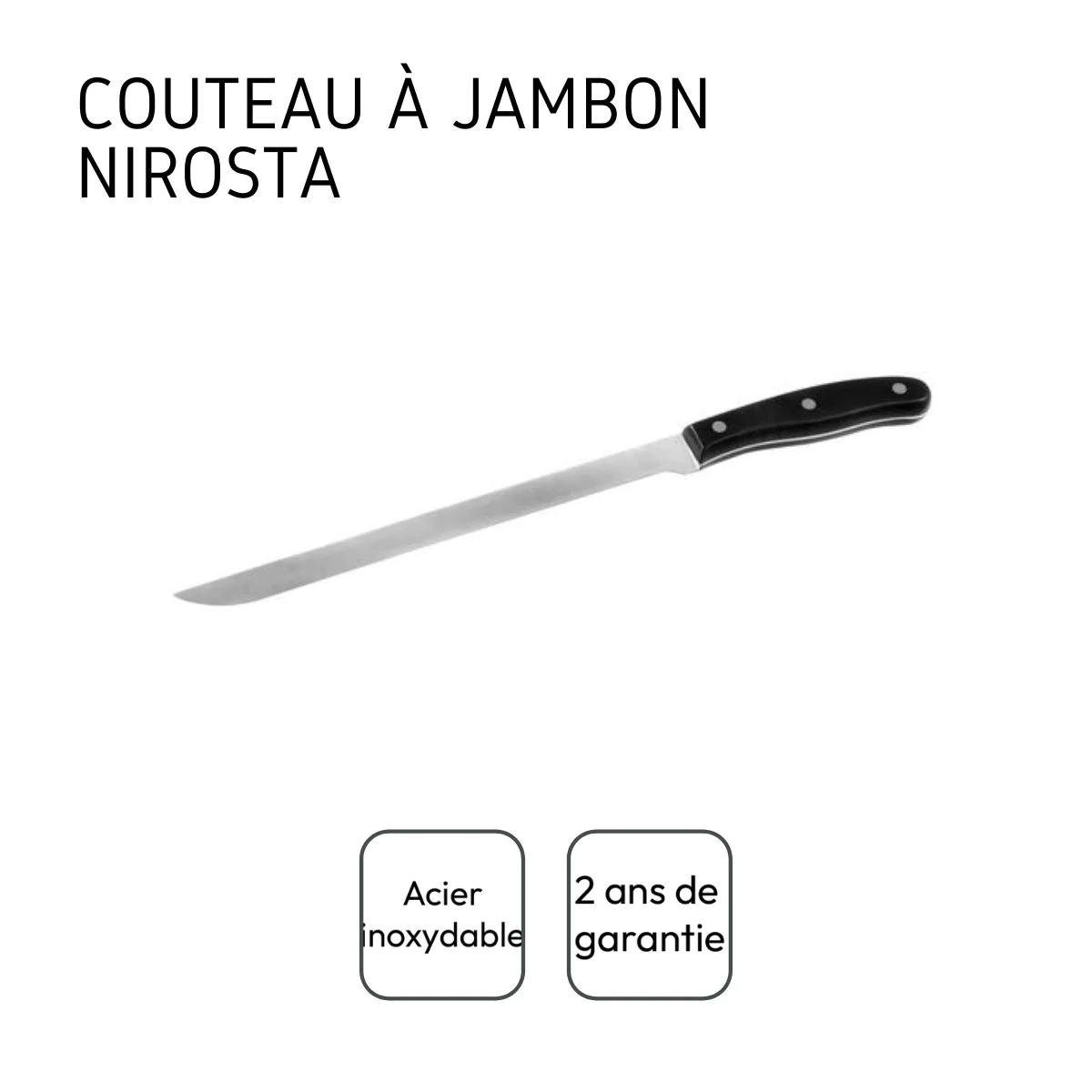 Couteau à jambon 39 cm Fit