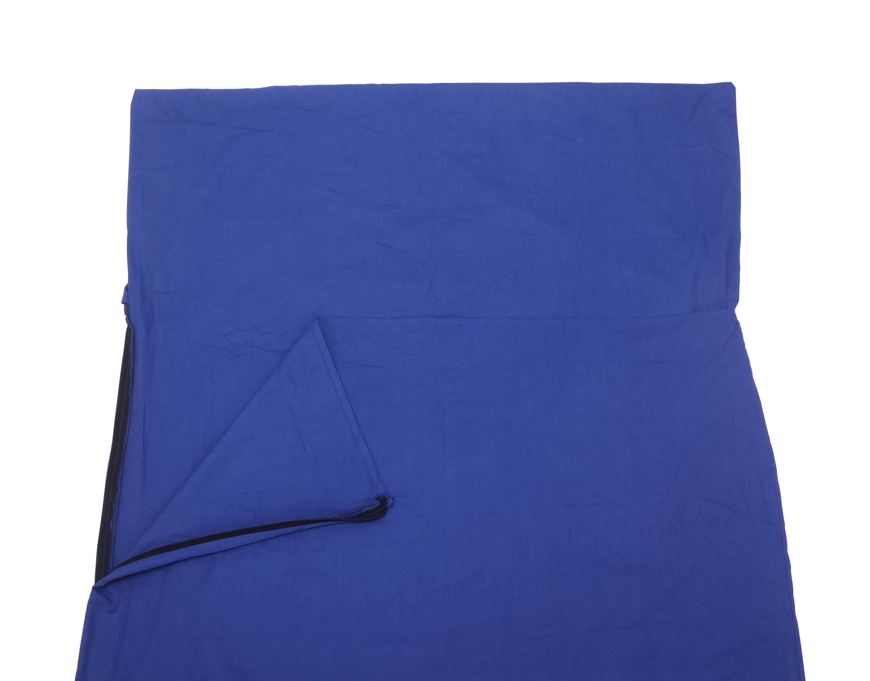Hüttenschlafsack 225 cm blau