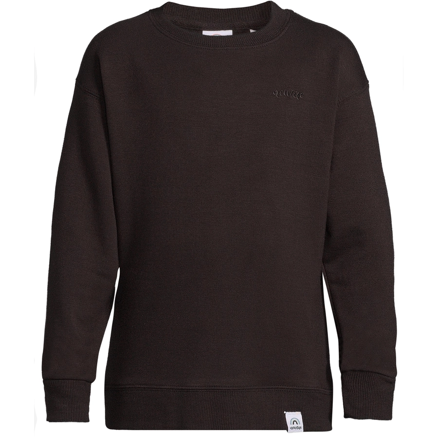 New Life Sweatshirt Crew Neck Pullover Schwarz