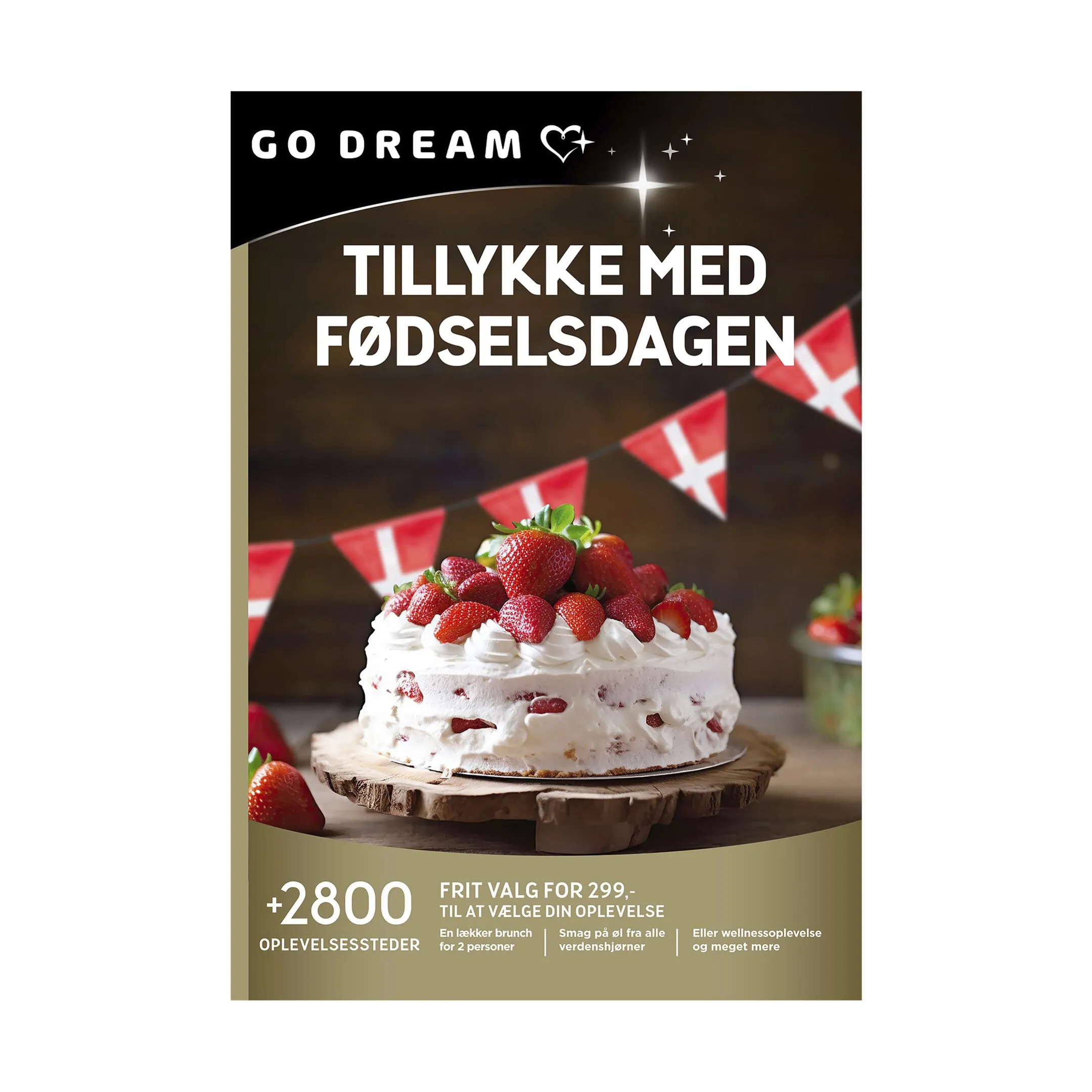 GO DREAM Gavekort - Tillykke med fødselsdagen