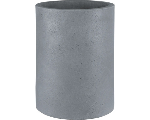 Geli Rondo Hoge kunststof bloempot, 39x39x54 cm, lichte betonkleur