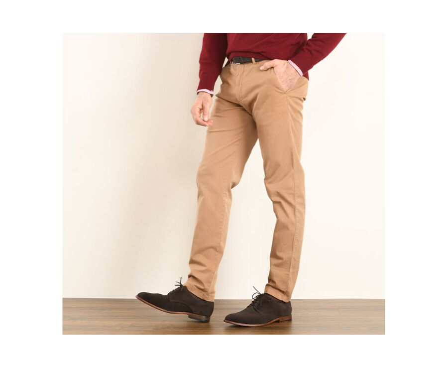 Pantalon chino homme Camel - JERRY II