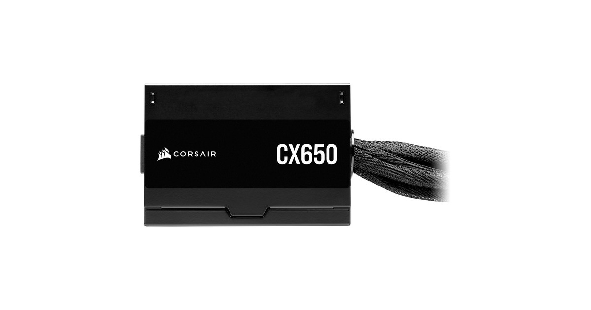 CorsairCX650 650 watt voeding   (Zwart, 2x PCIe)