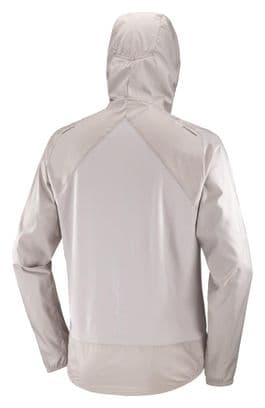 Veste coupe-vent Salomon Bonatti Cross Wind Beige Homme