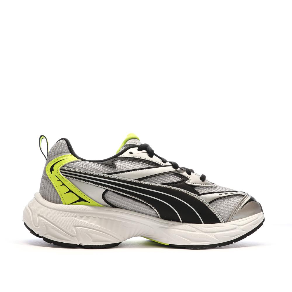 Puma Baskets Gris/Jaune/Noir Homme Puma Morphic Athletic