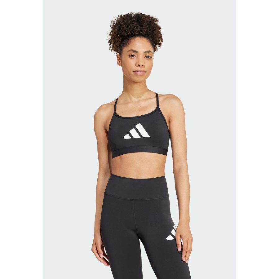 Adidas Aeroreact Big Logo Graphic Bra